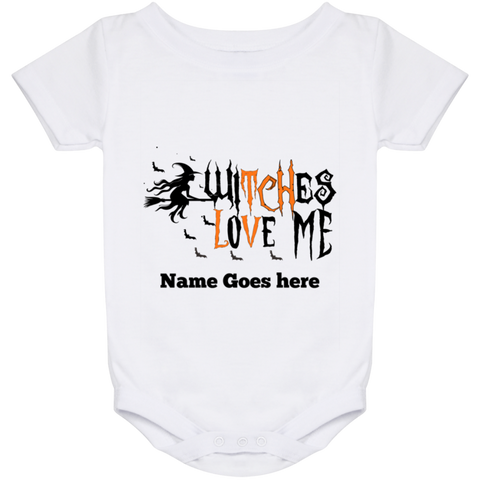 Image of Personalized- Witches Love Me Halloween Costume  Baby Onesie - DNA Trends