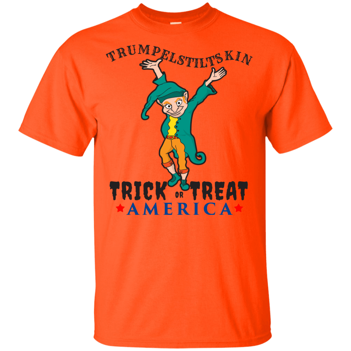Trumpelstiltskin Trick Or Treat America T-Shirt Halloween Tee (Boys) - DNA Trends