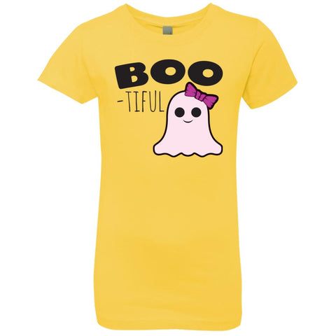 Image of BOO-TIFUL Ghost Halloween Costume Girls' Princess T-Shirt