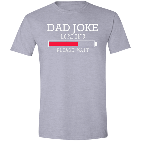 Image of Dad Joke Loading Funny Softstyle T-Shirt - DNA Trends