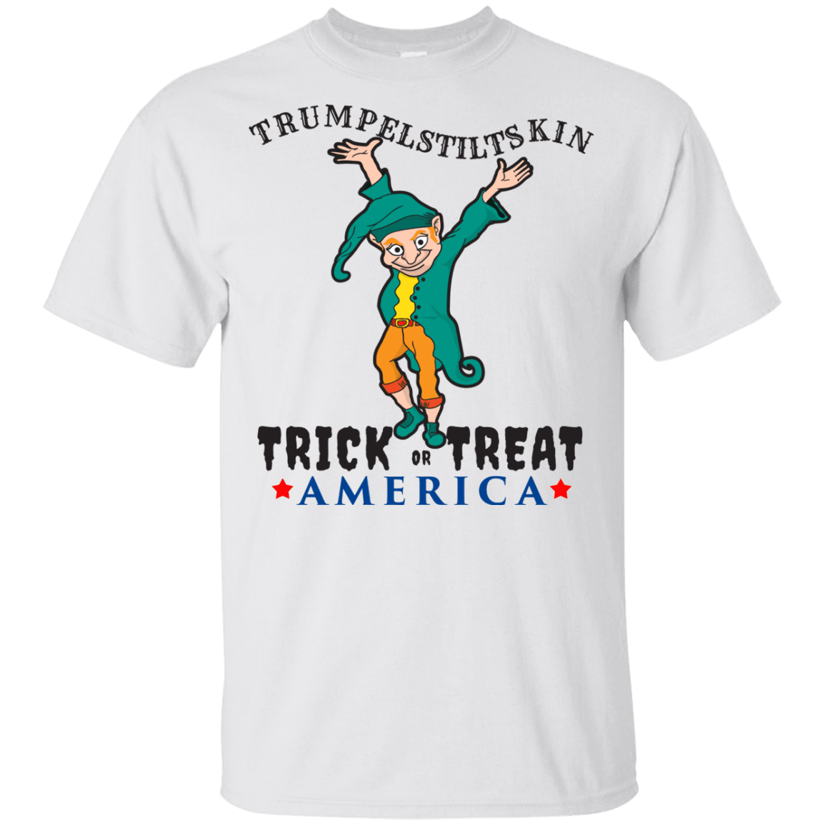 Trumpelstiltskin Trick Or Treat America T-Shirt Halloween Tee (Boys) - DNA Trends
