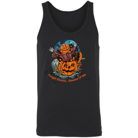 Spooky Yard Halloween Costume Unisex Tank , Forget Ghosts... Beware Of Me Custom Design - DNA Trends