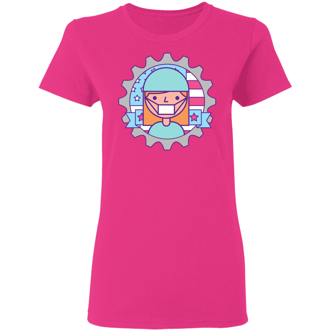 Essential Worker Labor Day Ladies'  T-Shirt - DNA Trends