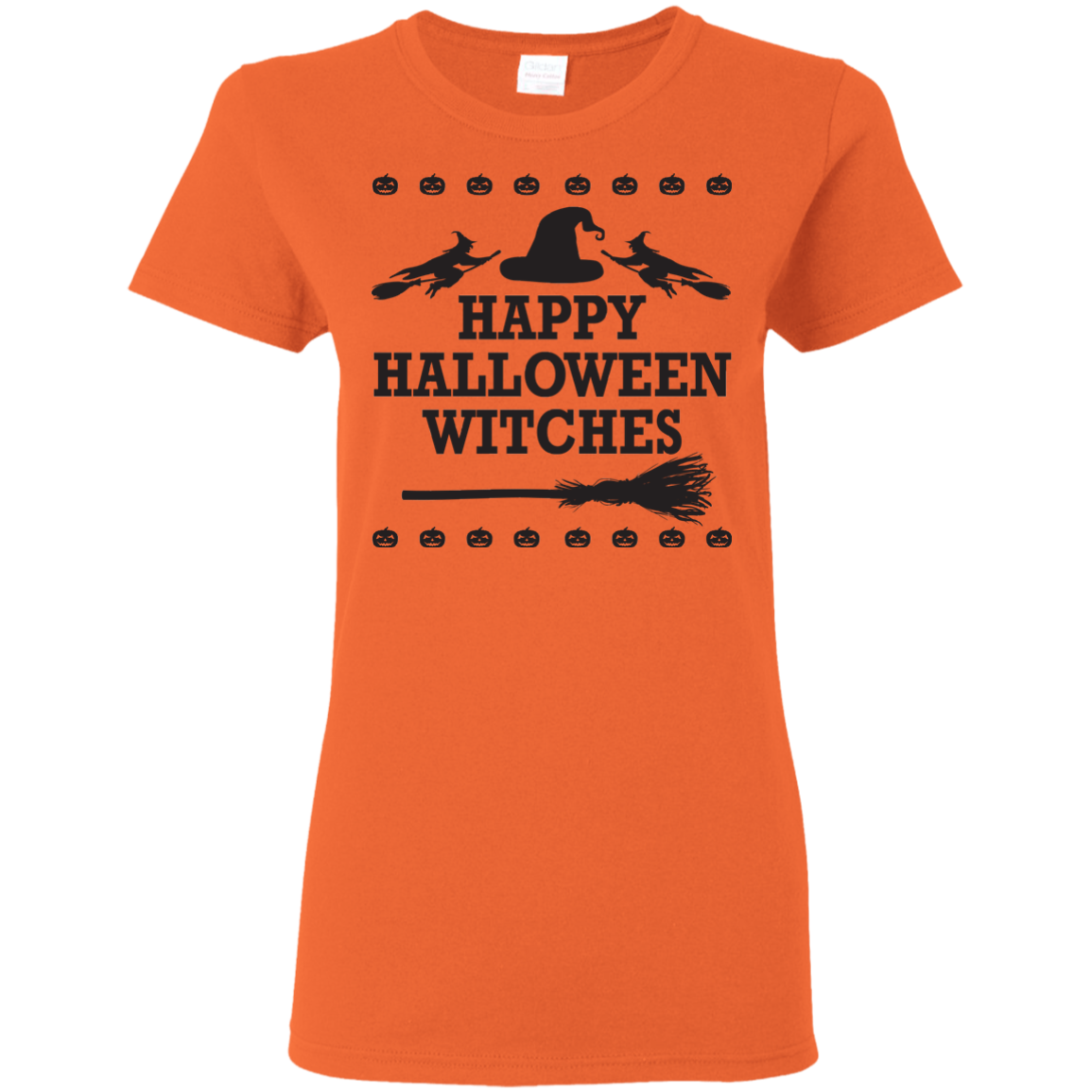 Happy Halloween Witches T-Shirt Halloween Clothing (Women) - DNA Trends