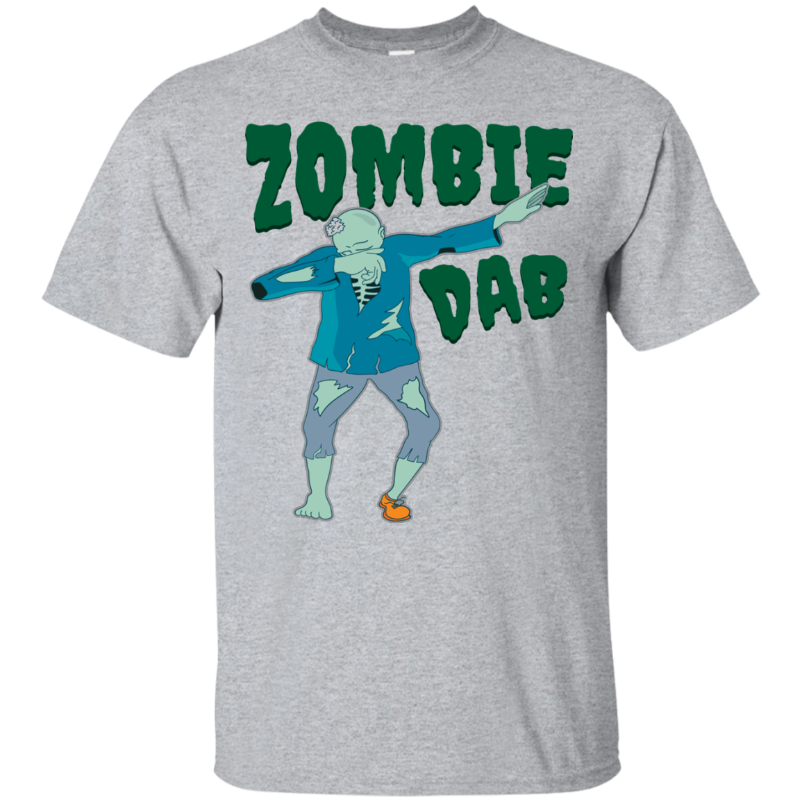 Trendy Zombie Dab T-Shirt Halloween Clothes (Men) - DNA Trends