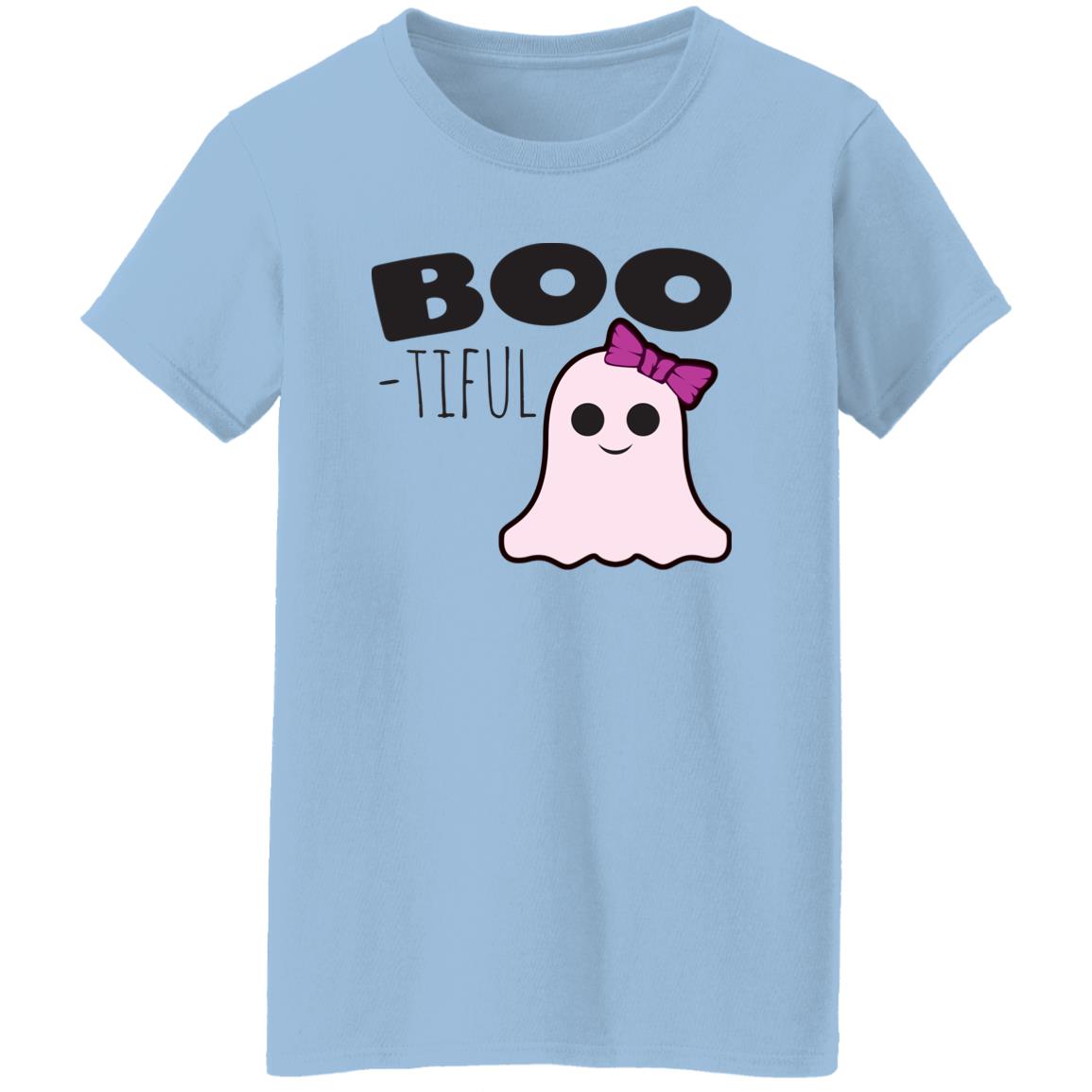BOO-TIFUL Ghost Halloween Costume  Ladies'  T-Shirt