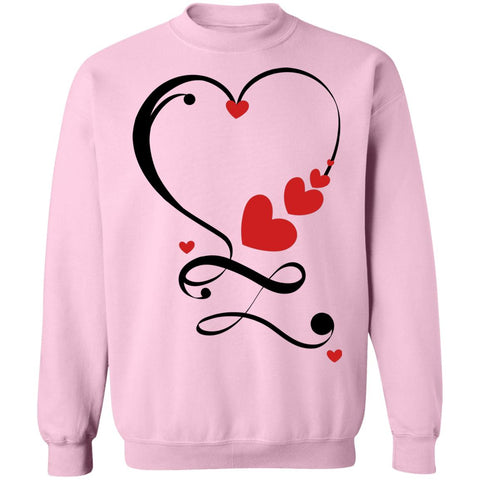 Valentine Infinity(Forever) Love Crewneck Pullover Sweatshirt