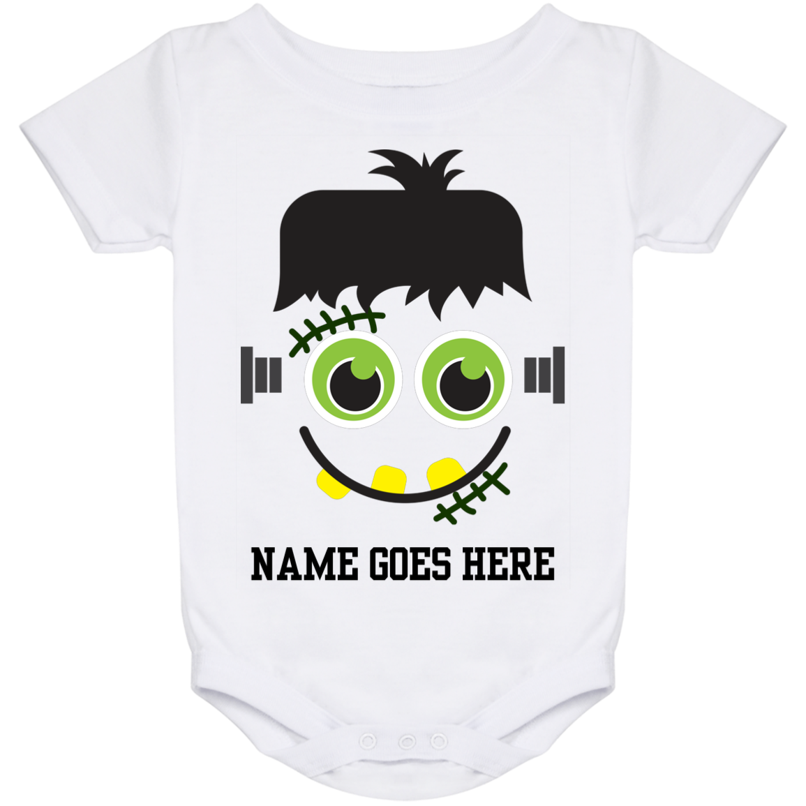Personalized Frankenstein Halloween Costume Baby Onesie (0-2 Years) - DNA Trends