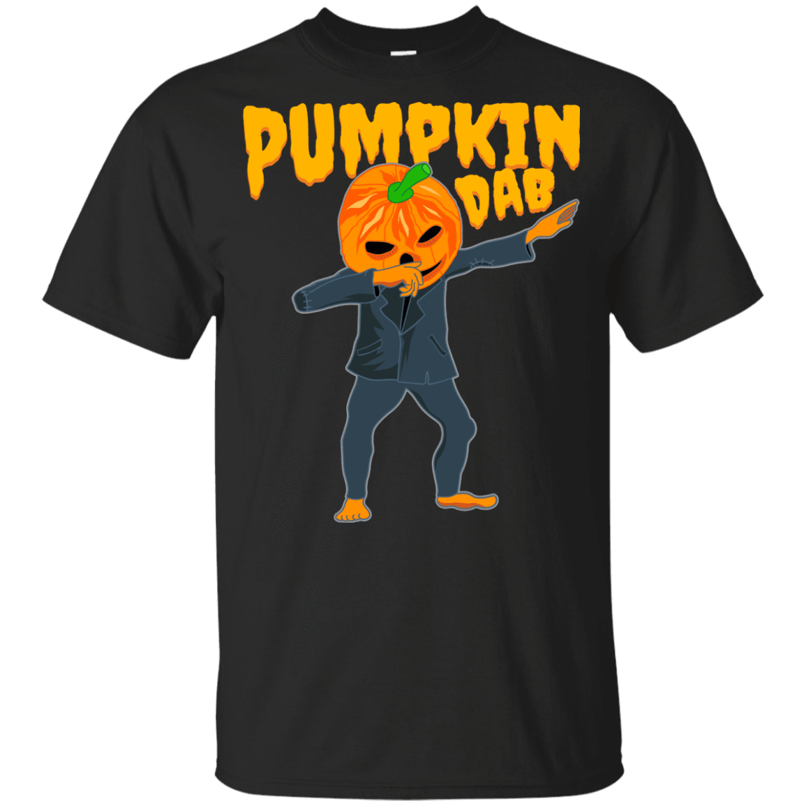 Trendy Pumpkinhead Dab T-Shirt Halloween Tees (Boys) - DNA Trends