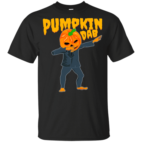 Image of Trendy Pumpkinhead Dab T-Shirt Halloween Tees (Boys) - DNA Trends