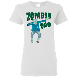 Trendy Zombie Dab T-Shirt Halloween Tee (Women) - DNA Trends