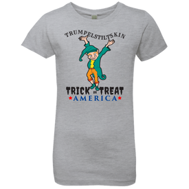 Trumpelstiltskin Trick Or Treat America T-Shirt Halloween Clothing (Girls) - DNA Trends