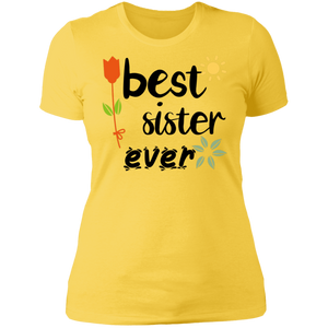 Best Sister Ever Ladies' Boyfriend T-Shirt - DNA Trends