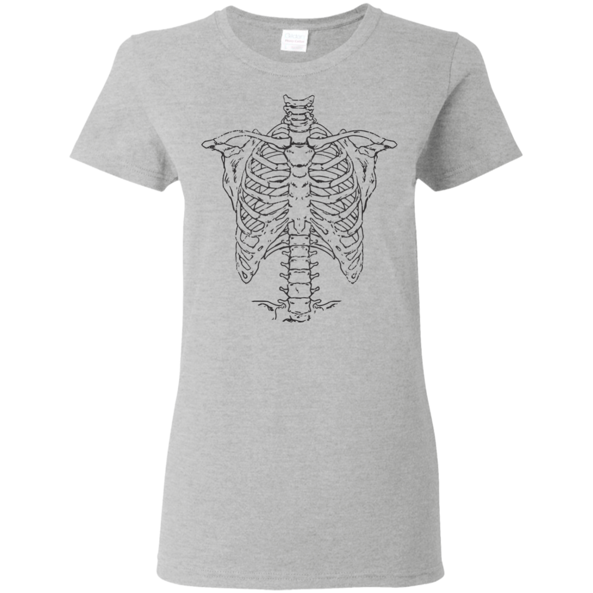 Spooky Skeleton Body Halloween Costume T-shirt(Women) - DNA Trends