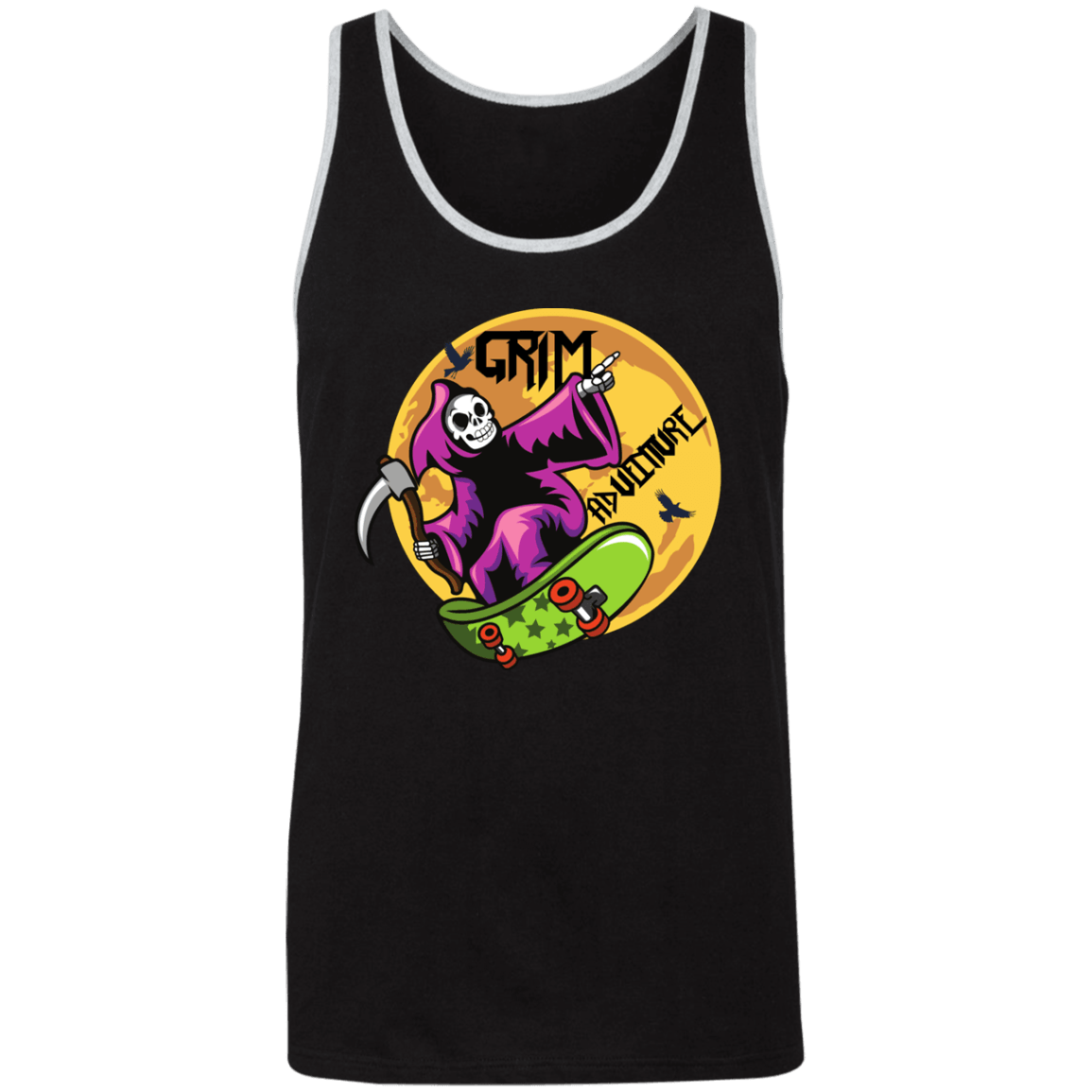 Grim Adventure Halloween Costume Unisex Tank - DNA Trends