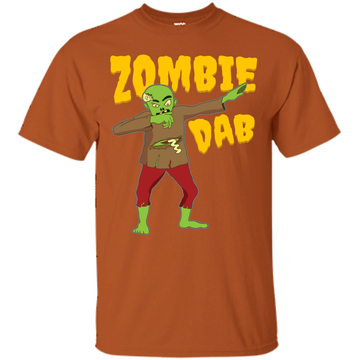 Trendy Zombie Dab T-Shirt Halloween Tee (Men) - DNA Trends