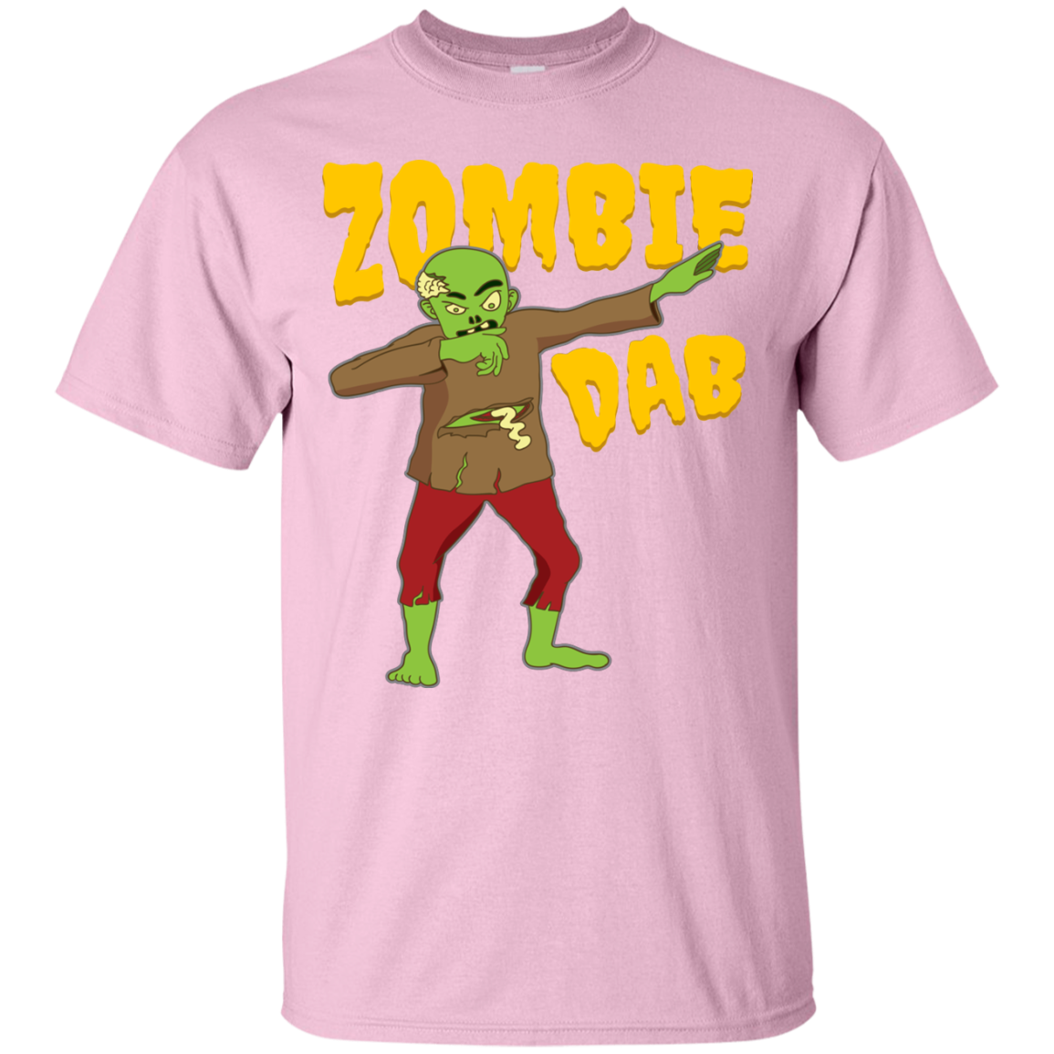 Trendy Zombie Dab T-Shirt Halloween Tee (Men) - DNA Trends