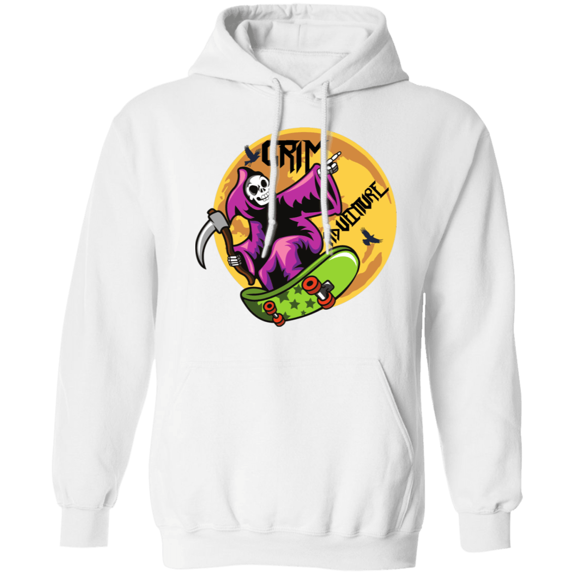 Grim Adventure Halloween Costume Pullover Hoodie - DNA Trends