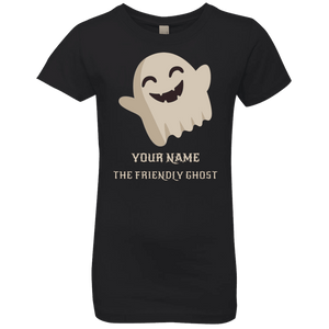 Personalised Friendly Ghost Halloween Costume T-Shirt(Girls) - DNA Trends