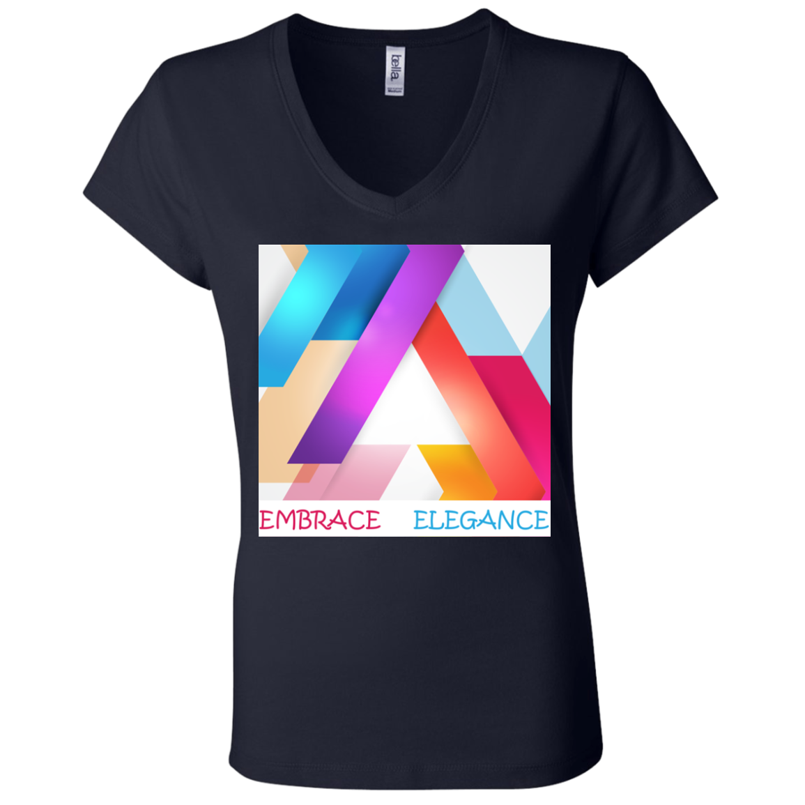 Embrace Elegance Ladies' V-Neck T-Shirt - DNA Trends