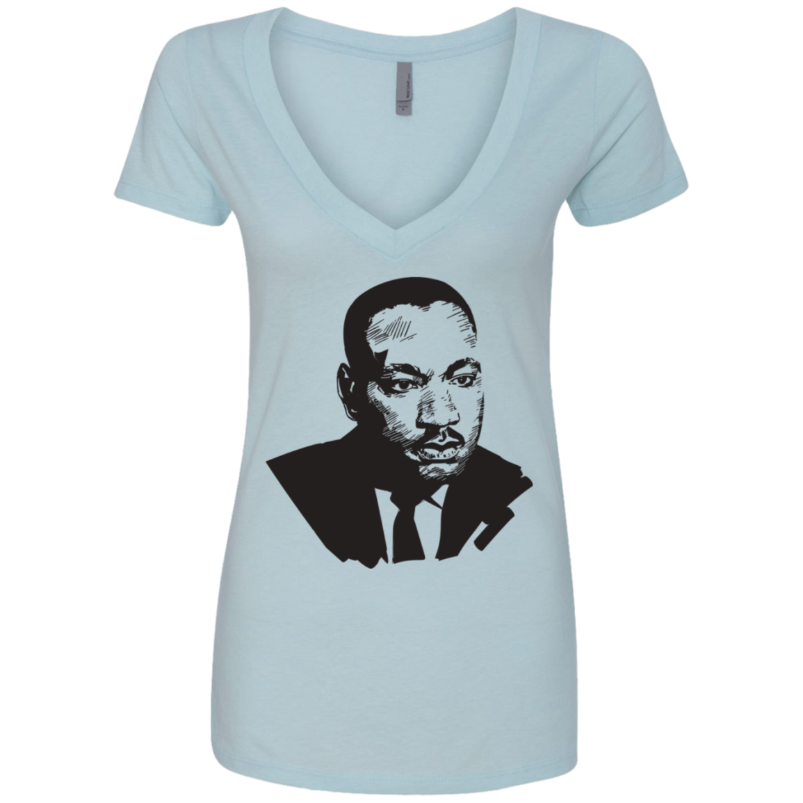 Martin Luther King Deep V-Neck T-Shirt - DNA Trends