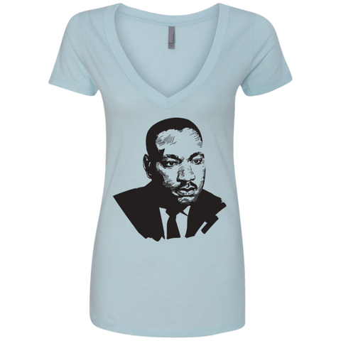 Image of Martin Luther King Deep V-Neck T-Shirt - DNA Trends
