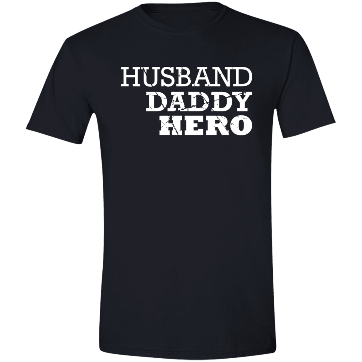 Husband Daddy Hero Softstyle T-Shirt - DNA Trends