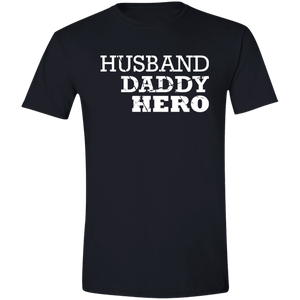 Husband Daddy Hero Softstyle T-Shirt - DNA Trends