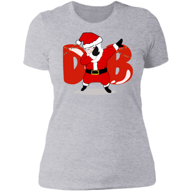 Amusing Dabbing Santa Ladies'  T-Shirt - DNA Trends