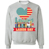 Labor Day USA Crewneck Pullover Sweatshirt - DNA Trends