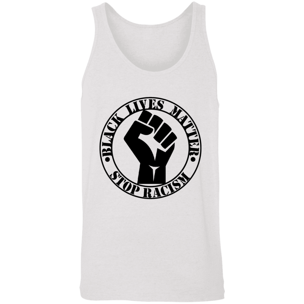BLM NO TO RACISM Unisex Tank - DNA Trends