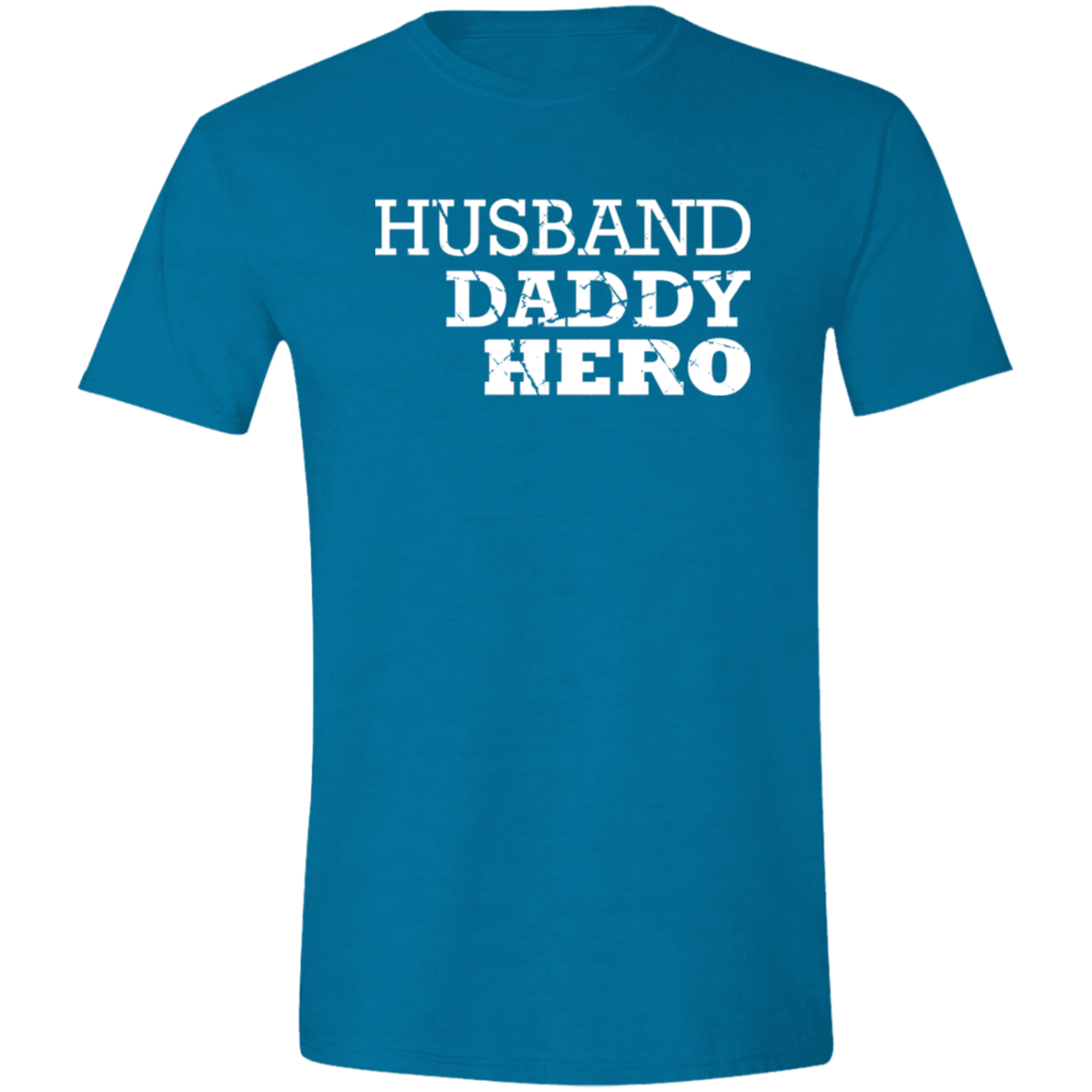 Husband Daddy Hero Softstyle T-Shirt - DNA Trends