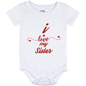 I Love My Sister Baby Onsie - DNA Trends