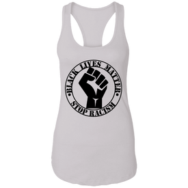 BLM NO TO RACISM Ladies Tank - DNA Trends