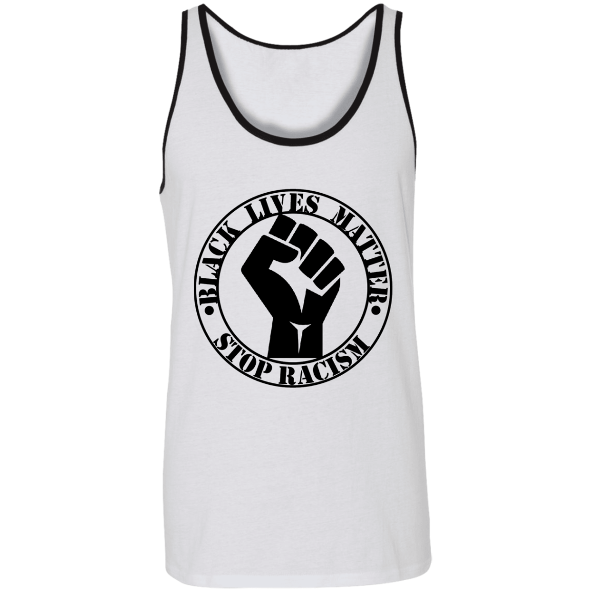 BLM NO TO RACISM Unisex Tank - DNA Trends