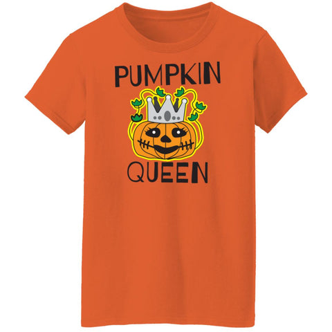 Image of Halloween Pumpkin Queen  Ladies'  Costume T-Shirt