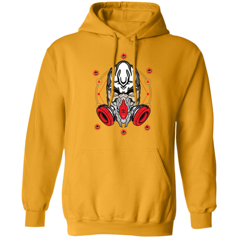 Image of Masked Zombie Halloween Costume Pullover Hoodie - DNA Trends