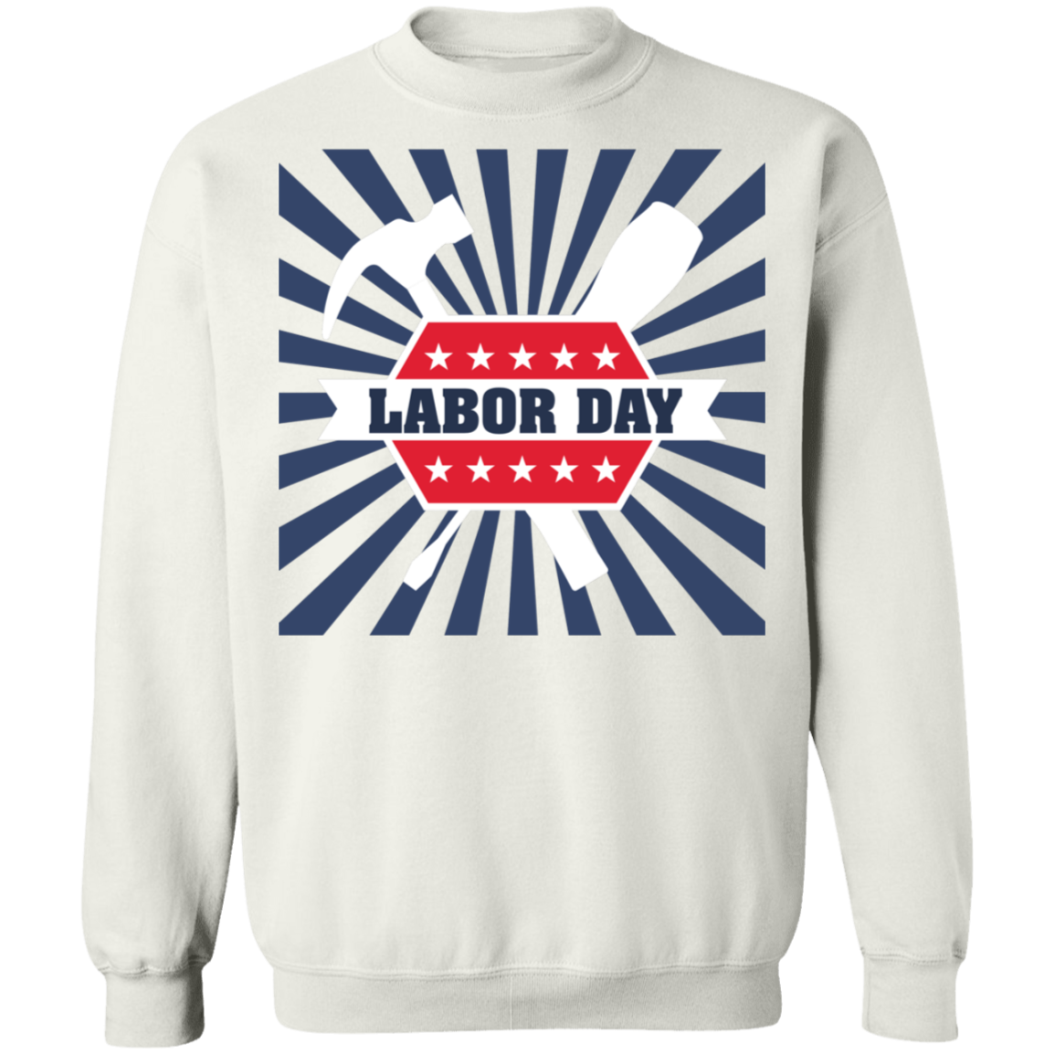 Labor Day Crewneck Pullover Sweatshirt - DNA Trends