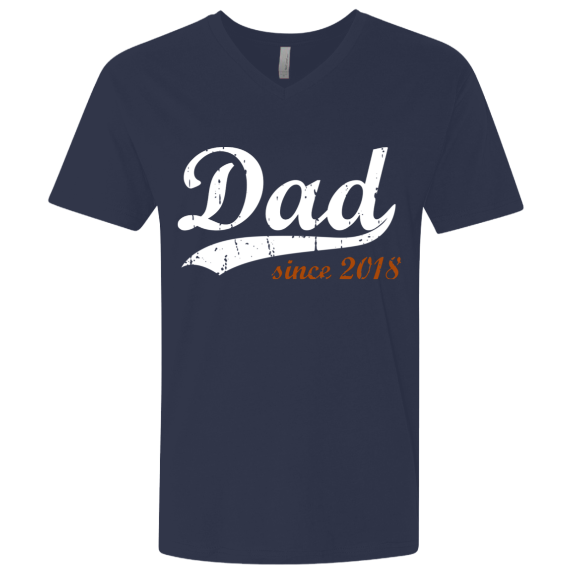 Dad Since 2018 Premium Fitted T-Shirt - DNA Trends