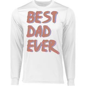 Best Dad Ever LS T-Shirt - DNA Trends