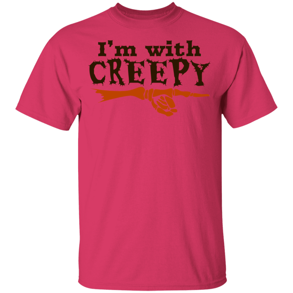 I'm With Creepy Halloween T-Shirt(Boys) - DNA Trends
