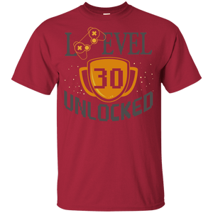 Level 30 Unlocked Youth Ultra Cotton T-Shirt - DNA Trends