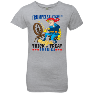 Trumpelstiltskin Trick Or Treat America T-Shirt Halloween Clothes (Girls) - DNA Trends