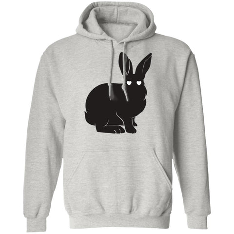 Image of Silhouette Cute Easter Bunny  Pullover Hoodie: Cute Easter Bunny, Cute Silhouette, Happy Easter, Family Easter