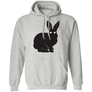Silhouette Cute Easter Bunny  Pullover Hoodie: Cute Easter Bunny, Cute Silhouette, Happy Easter, Family Easter