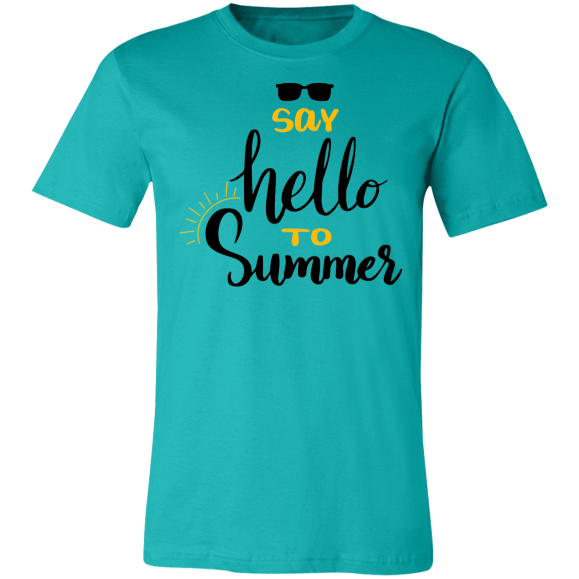 Say Hello To Summer Unisex  Jersey T-Shirt - DNA Trends