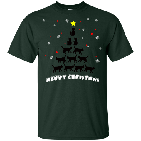 Image of Meowy Christmas Youth Ultra Cotton T-Shirt - DNA Trends