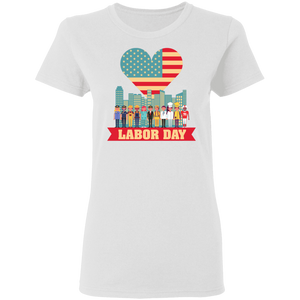 Labor Day USA Ladies'  T-Shirt - DNA Trends
