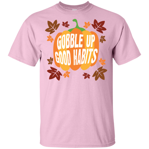 Image of Gobble Up Good Habits Youth Ultra Cotton T-Shirt - DNA Trends