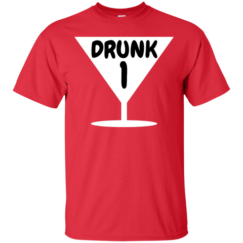 Image of Funny Drunk 1, Thing 1 Halloween Costume Ultra Cotton T-Shirt - DNA Trends